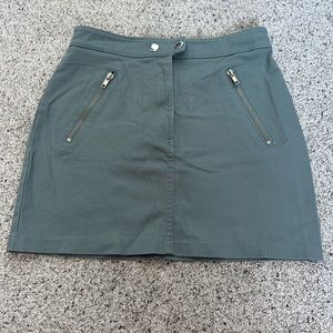 Forever 21 mini skirt, size small, muted blue color